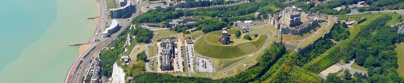 Ariel Shot of Dover Castle Ariel Shot of Dover Castle