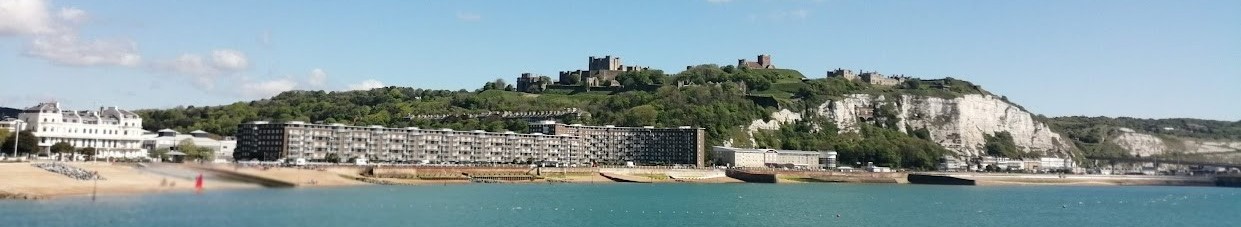 Looking back at Dover Sea Front