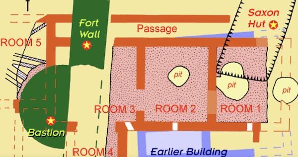 Roman Painted House Floor layout