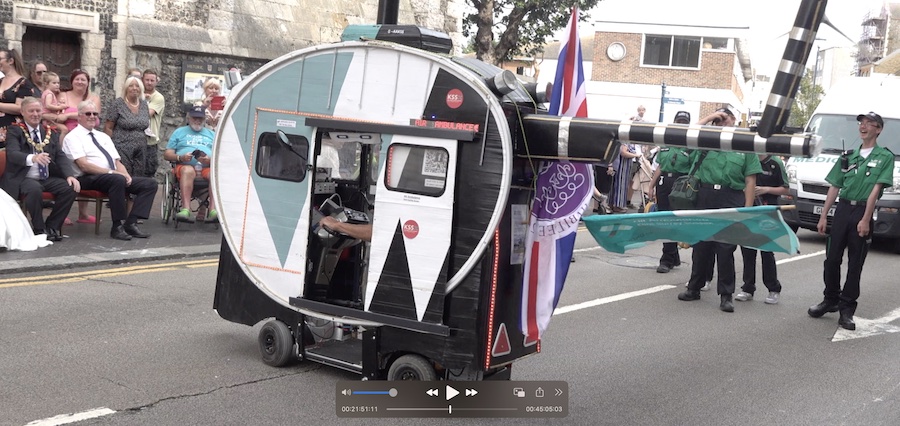 Float in 2022 Dover Carnival 