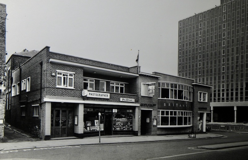 Exterior Ray Warner's Shop on Townwall Street Dover