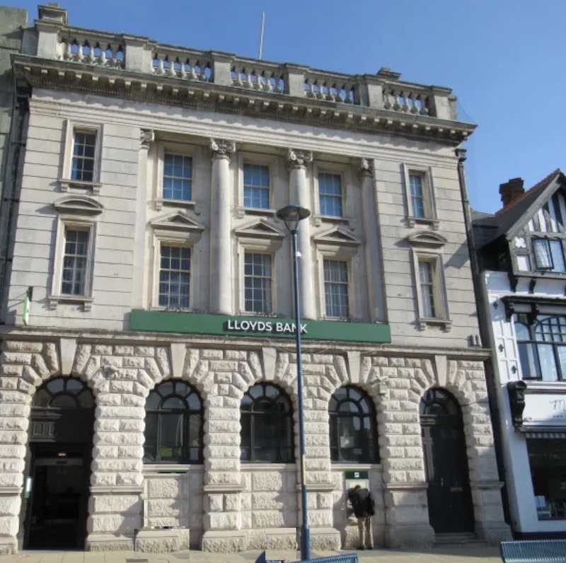 Lloyds Bank in the Market Square Dover