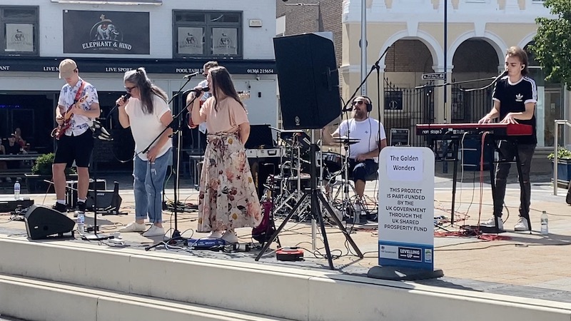 Project 9 – Entertainment in the Market Square, Dover