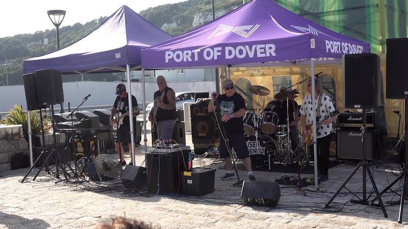 Band Userfriendly provide entertainment on the Marina Curve