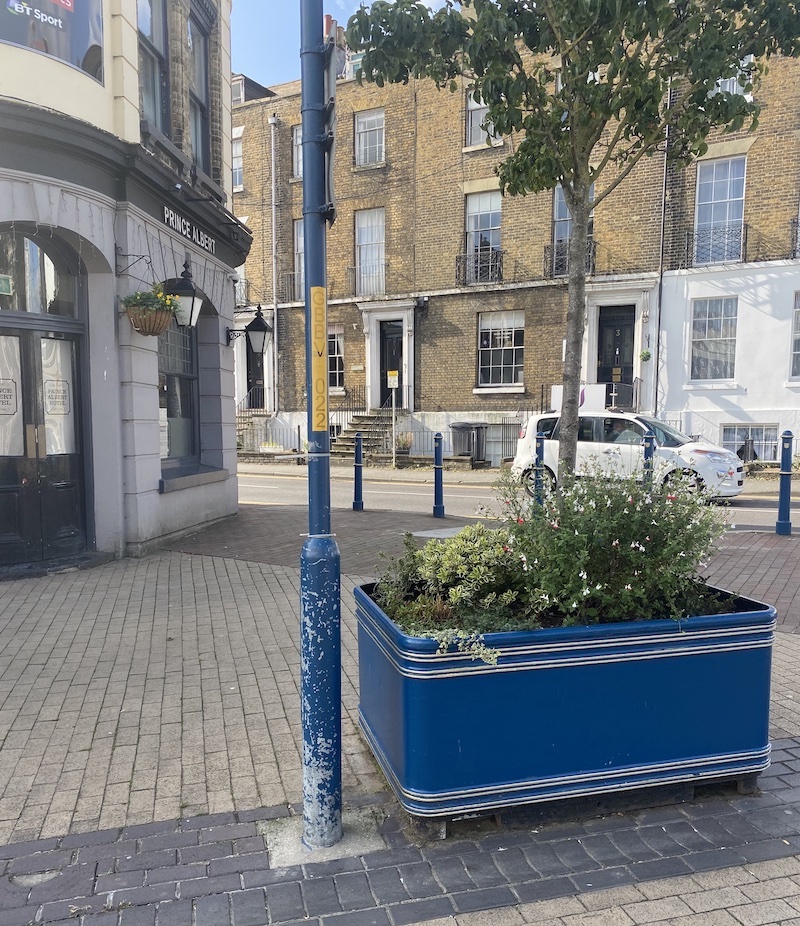 lampost Biggin Street opposite the Prince Albert