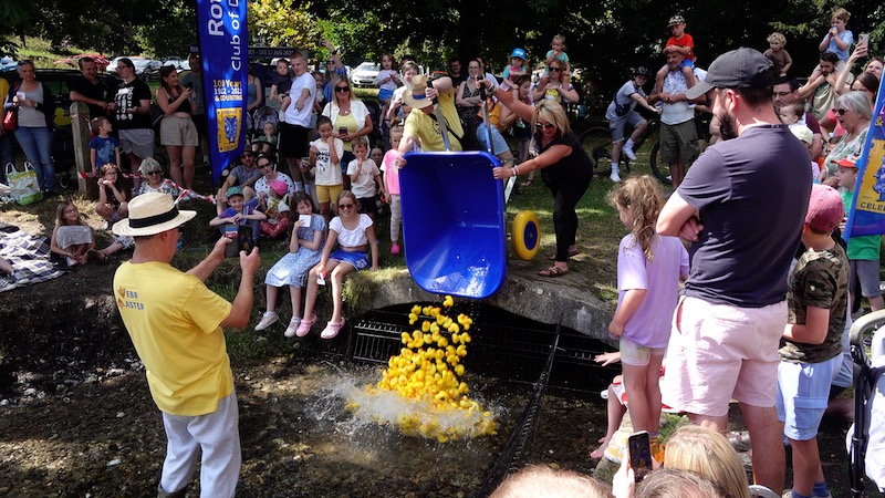 The Rotary Club of Dover with their Duck Race in Kearsney Abbey have raised thousands for the Martha Trust.